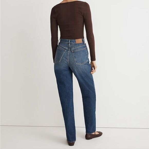 Madewell -49 NWT Baggy Tapered Jeans in Fanwell Wash: Two-Tone Edition Sz‎ 28 - Picture 5 of 12